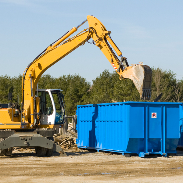 how many times can i have a residential dumpster rental emptied in Chattanooga OK